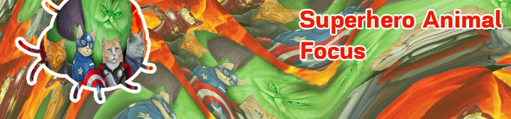 Superhero cat game